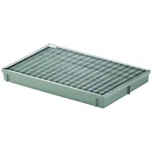 ACO Bodenwanne Vario Kunststoff mit Gitterrost 60 x 40 cm