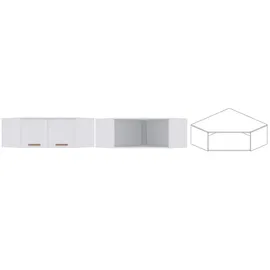 marmex möbel Grant Eckschrank 80x40x200 weiß
