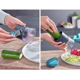 Leifheit Hand-Spiralschneider türkis