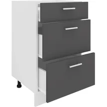 VCM Unterschrank Esilo 50 x 46 x 82 cm Grau