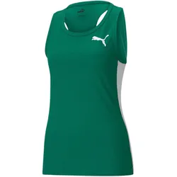 PUMA Cross The Line Singlet 2.0 Damen Training Tanktop power green XS