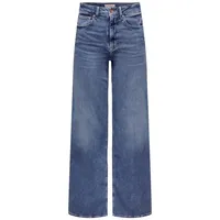 Only Madison Blush Jeans Wide Leg in Mittelblau-XL-L34