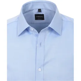 Venti Kurzarmhemd blau Baumwolle, blau, NOS
