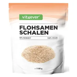 Flohsamenschalen - 1100 g - 99% Reinheit