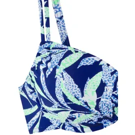 VIVANCE Bügel-Bikini-Top Damen blau bedruckt Gr.36 Cup B