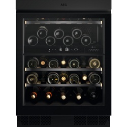 AEG Einbauweinkühlschrank AWUD040B8B, für 40 Standardflaschen á 0,75l,LCD-Display, Weinlagerung schwarz