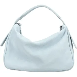 Nero Giardini Henkeltasche Veloursleder Hellblau