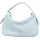 Nero Giardini Henkeltasche Veloursleder Hellblau
