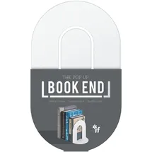 If The Pop-Up Book End, Single Bookend, Contemporary Colours - White