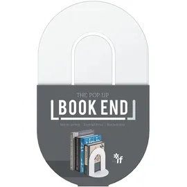 If The Pop-Up Book End, Single Bookend, Contemporary Colours - White