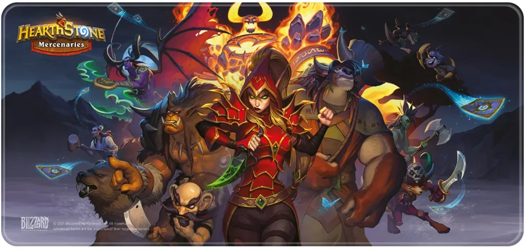 Blizzard - Hearthstone - Mercenaries - Gaming Mauspad - XL
