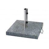 Zebra Granit-Schirmständer Basis 54kg mit Rollen