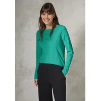 Cecil Damen, B322493 Shirt mit Rippstruktur, aventurine Green,M