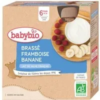 Babybio BRASSÉ FRAMBOISE BANANE dès 6 mois Aliment 340 g