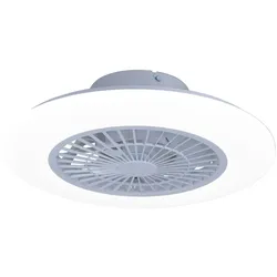 LED Deckenventilator, dimmbar, CCT, UVC, App-Steuerung, D 58 cm