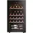 Haier HWS34GGH1 50 SERIE 3 Weinklimaschrank (90 l EEK G, Glas Schwarz)