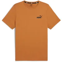 Puma Herren Sportshirt, ESS Small Logo Tee (S) Caramel Latte-Black