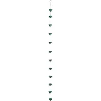 Esschert Design Regenwasserkette Grünspan, aus dem Material „Eisen“, 7,9 x 7,9 x 254,0 cm