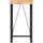 vidaXL Bartisch 60 x 60 x 107 cm Braun
