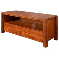 MASSIVMOEBEL24.DE TV-Board Akazie 125x45x50 honig lackiert BUENO #3002)