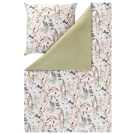 Estella Maria Floral Grün 135 x 200 cm + 80 x 80 cm