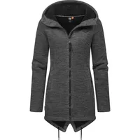 Ragwear Kapuzenstrickjacke "Wingi Melange", Damen, Gr. S (36), grau
