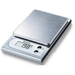 BEURER Küchenwaage KS 22 Digital, Tragkraft 3kg silber