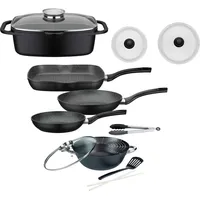 GSW Topf-Set Gourmet 3-tlg. Pfannen-Set + Bräter + Wok + Küchenzange
