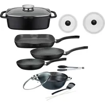 GSW Topf-Set Gourmet 3-tlg. Pfannen-Set + Bräter + Wok + Küchenzange