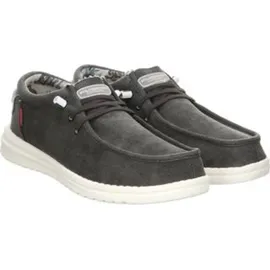 Fusion sportlicher Schnürer schwarz 42