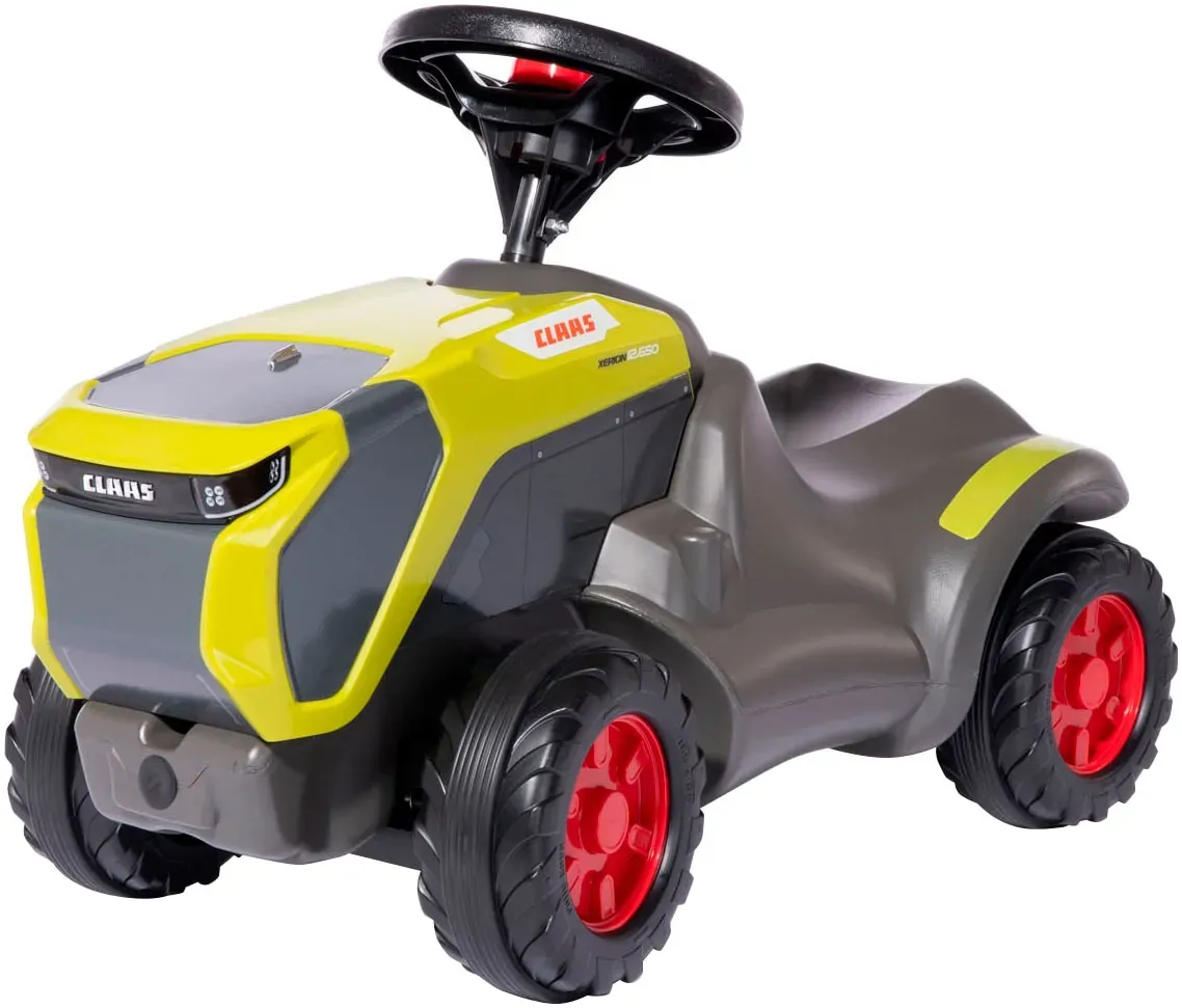 Rutscherauto ROLLY TOYS "rollyMinitrac Claas Xerion" Rutschautos grün Kinder mit Flüsterreifen und Hupe