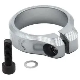 oak components Sattelklemme Orbit 34,9 mm Silber