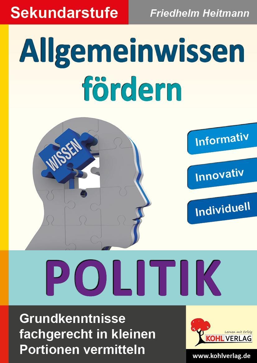 Allgemeinwissen Fördern  Politik - Friedhelm Heitmann  Kartoniert (TB)