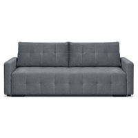 MOEBLO Sofa FOLD, Sofa mit Bettkasten mit Schlaffunktion Moderne Couch Polstermöbel Sitzmöbel Wohnzimmermöbel, mit Relaxfunktion, (BxTxH):233x93x85cm grau