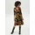 Aniston CASUAL Jerseykleid Schwarz/Beige/Braun 38