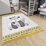 HANSE HOME Kinderteppich Adventures Panda«, rechteckig, 7 mm Höhe, Spielteppich, weich, Kinderzimmer, Kurzflor, Spielunterlage, Teppich Junge Mädchen für Spielzimmer, Jugendzimmer, Wohnzimmer - Creme, 120x170cm