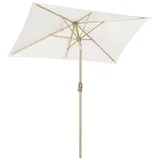 Sekey Sonnenschirm 39921107, Rechteckig 210 x 140cm, creme,