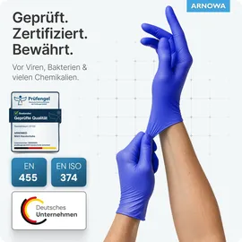 ARNOWA GmbH ARNOMED Nitril Ocean Blue - Größe S