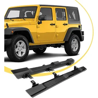 2 x Trittbretter für Jeep Wrangler JK 4-Türer 2007–2017, Seitenstufe, Nerf-Stange, Automobil-Außenzubehör