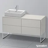 Duravit Waschtischunterschrank 4 Auszüge 140,0 x 77,8 x 54,8 cm Betongrau Matt
