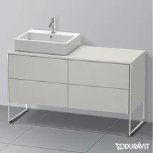 Duravit Waschtischunterschrank 4 Auszüge 140,0 x 77,8 x 54,8 cm Betongrau Matt