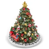 Karaca Home Dekorative Weihnachtsbaum-Spieluhr, 15 cm