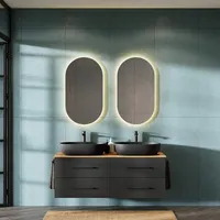 Planetmöbel LUX 140 cm Gold Eiche / Anthrazit ohne