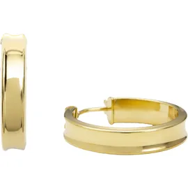 Amor Damen Creolen, 375er Gelbgold, gold, 99