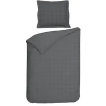 Heckett and Lane Diamante classic anthracite 135 x 200 cm + 80 x 80 cm