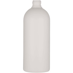 Plastic fles 'Tuffy', 500 ml, HDPE, wit, monding: GPI 24/410