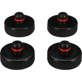 Sixtol Wagenheber Gummi schwarz 4 St.