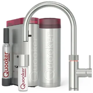 quooker deutschland gmbh Quooker Flex Set Küchenarmatur Voll-Edelstahl Orange