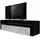 Vladon Valencia Lowboard 155 x 46 x 40 cm Schwarz matt/Hochglanz