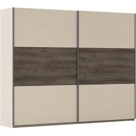 Rauch Schwebetürenschrank SAJO 261 x 210 x 59 cm Beige